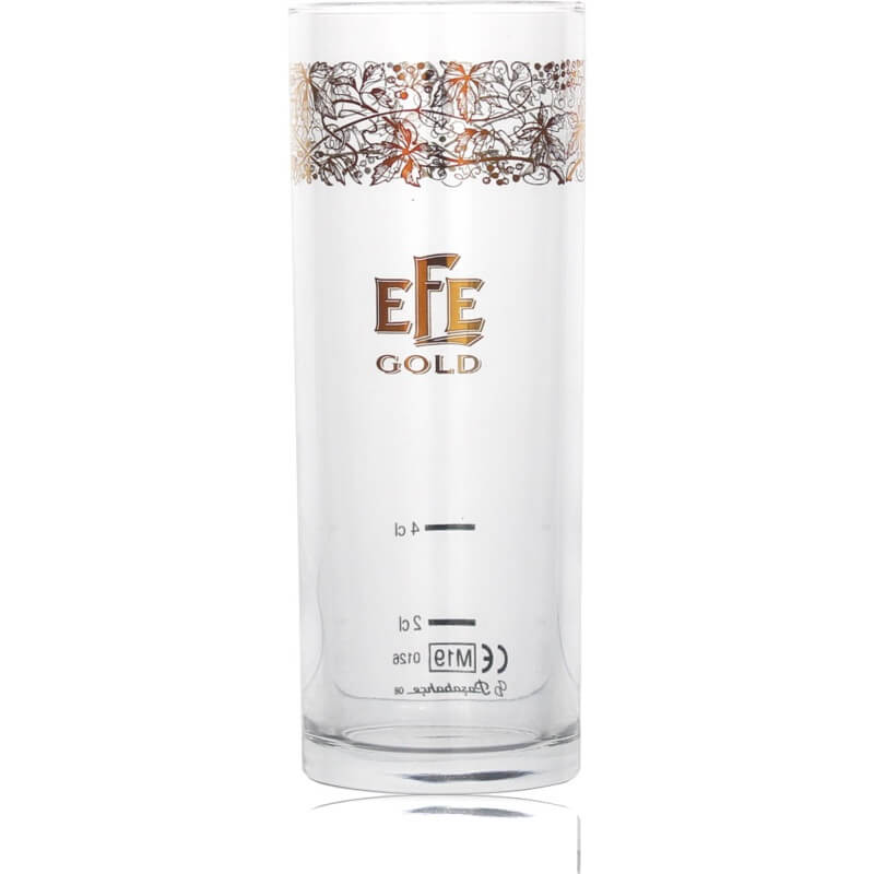 Sparpaket 6 x Efe Gold Raki 0,7l mit 6 Efe gold Gläsern - Versandkostenfrei Efe gold Raki Glas