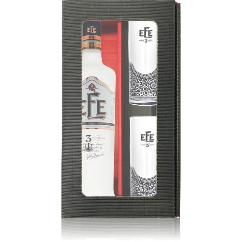 Geschenkbox Efe Triple mit 2 Gläsern
