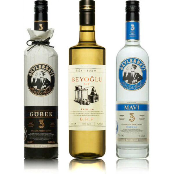 Beylerbeyi und Beyoglu Raki Probierpaket