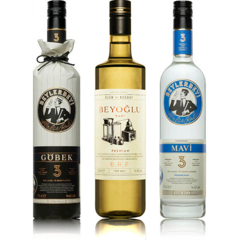 Beylerbeyi und Beyoglu Raki Probierpaket