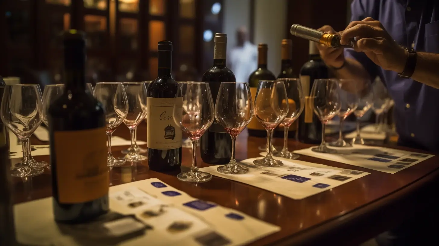 Professionelle Weinverkostung anatolische Weine