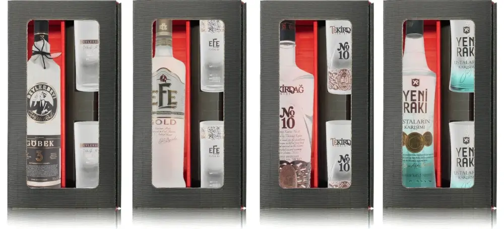 Raki Gläser Geschenkboxen