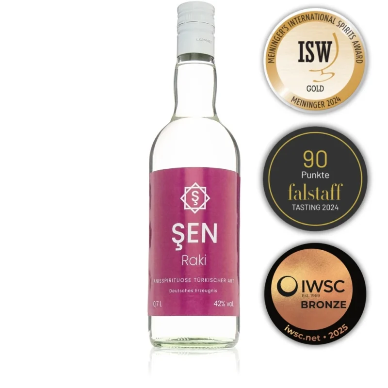 Sen Raki mit 3 Medaillen