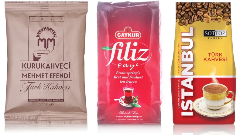 Türkischer tee und Kaffee