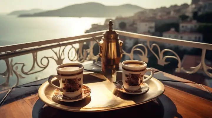 Die Türkische Kaffee Zeremonie Die Türkische Kaffee Zeremonie