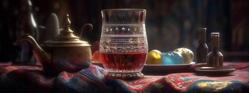 Ein Glas türkischer Tee