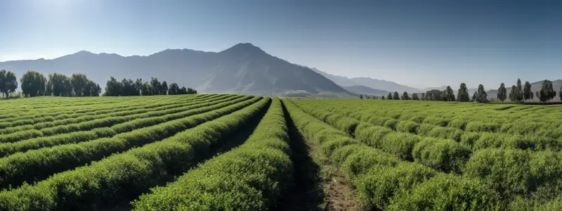Türkische Teeplantage in der Gegend von Rize
