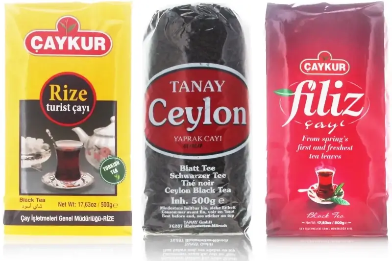 Verschiedener Türkischer Tee im Angebot