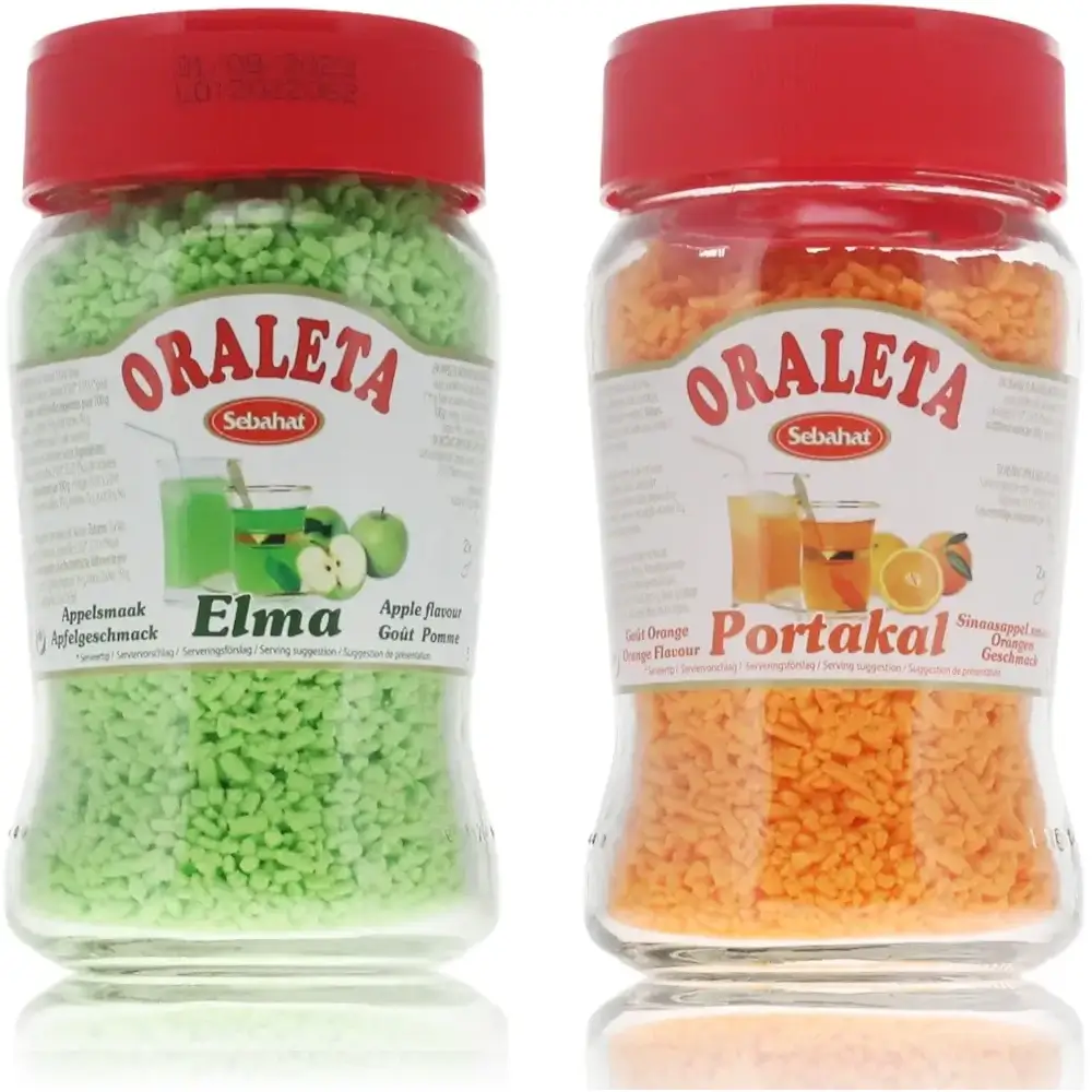 Türkischer Tee löslich mit Apfel oder Orangengeschmack