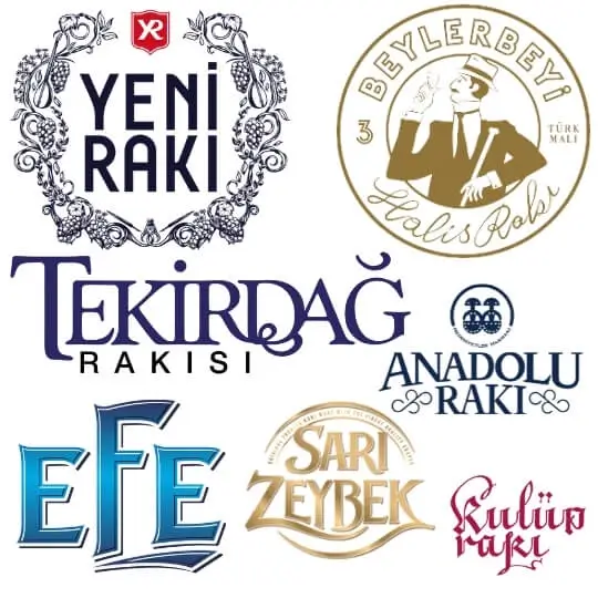 Raki online kaufen - verschiedene Marken und Sorten