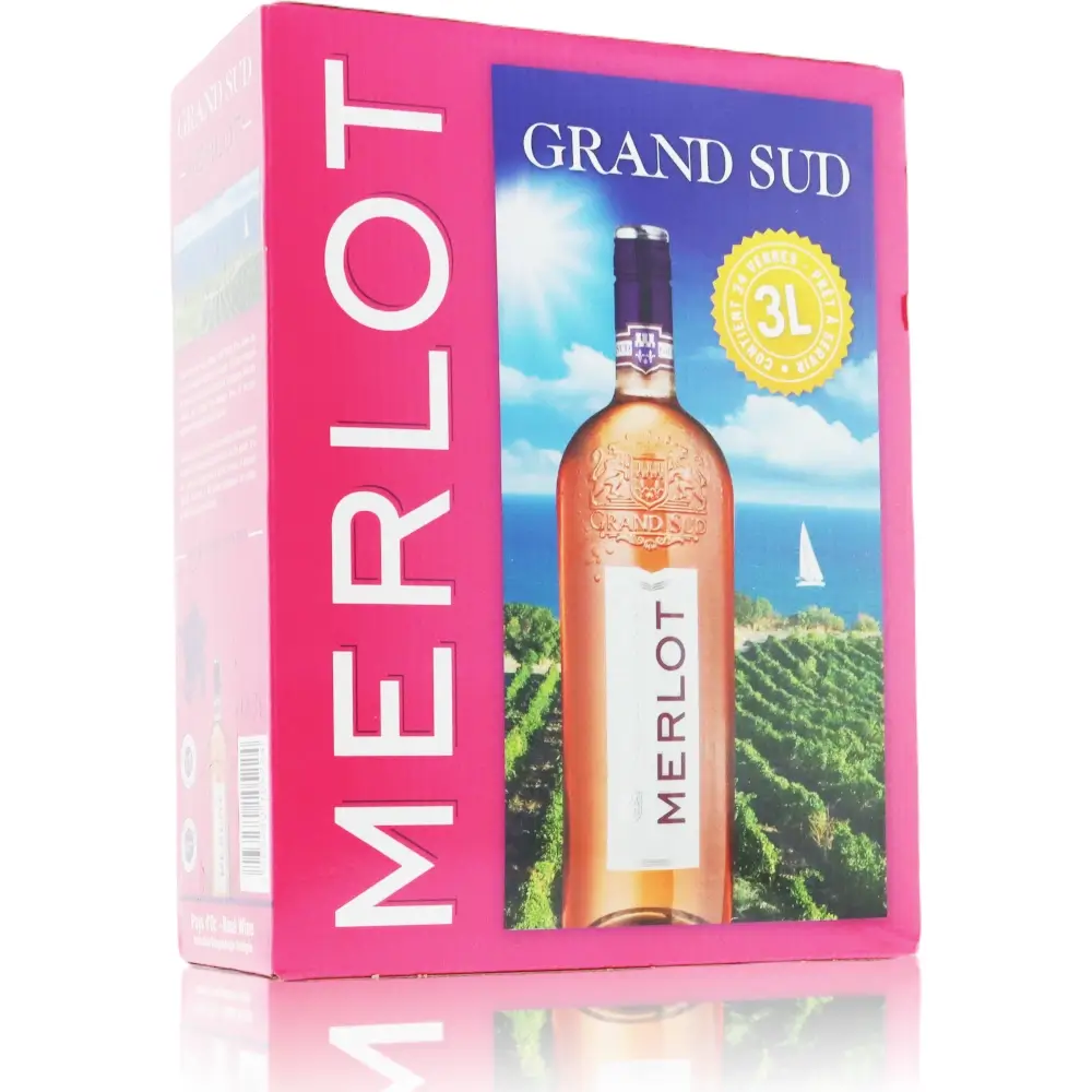 Grand Sud Merlot Rosé - 3L Bag in Box Grand Sud Merlot Rosé - Bag in Box