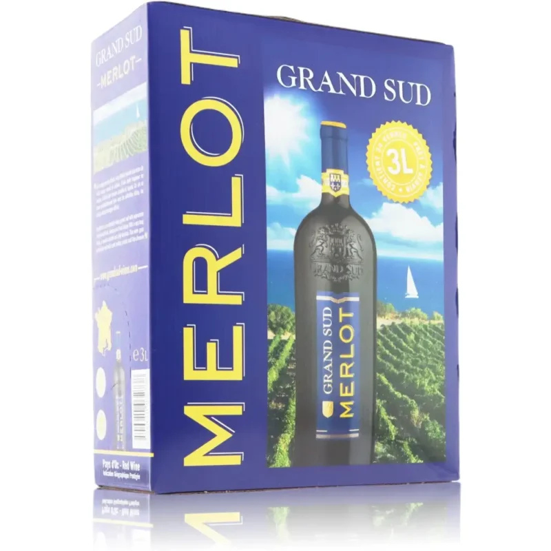 Grand Sud Merlot Rot - Bag in Box