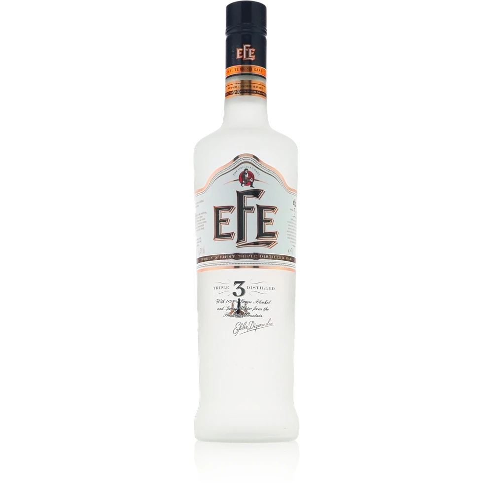 Efe Triple Raki mit 2 Efe triple Gläsern Efe Triple Raki 0,7l