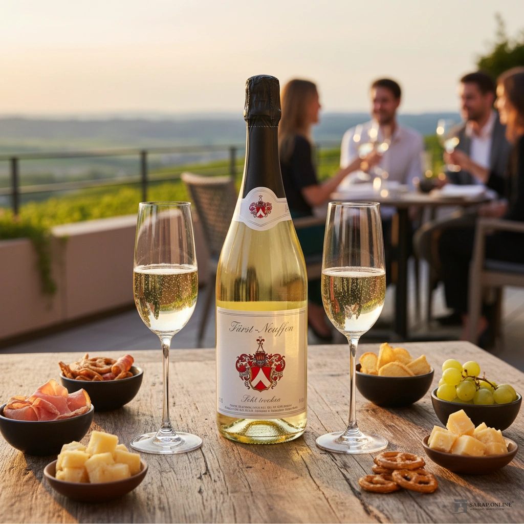 Fürst Neuffen Sekt trocken in Geschenkverpackung Fürst Neuffen Sekt trocken in Geschenkverpackung Galeriebild