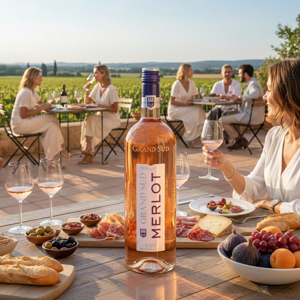 Grand Sud Merlot Rosé 1l Grand Sud Merlot Rosé 1l Galeriebild