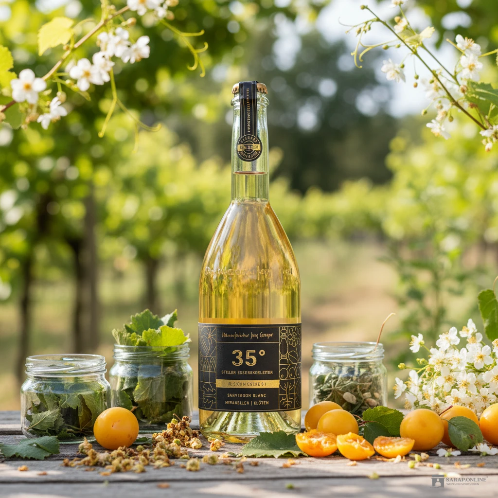 Jörg Geiger 35 Grad Sauvignon Blanc, Mirabelle und Blüten 0,75l Alkoholfrei Jörg Geiger 35 Grad Sauvignon Blanc, Mirabelle und Blüten 0,75l Alkoholfrei Galleriebild 1