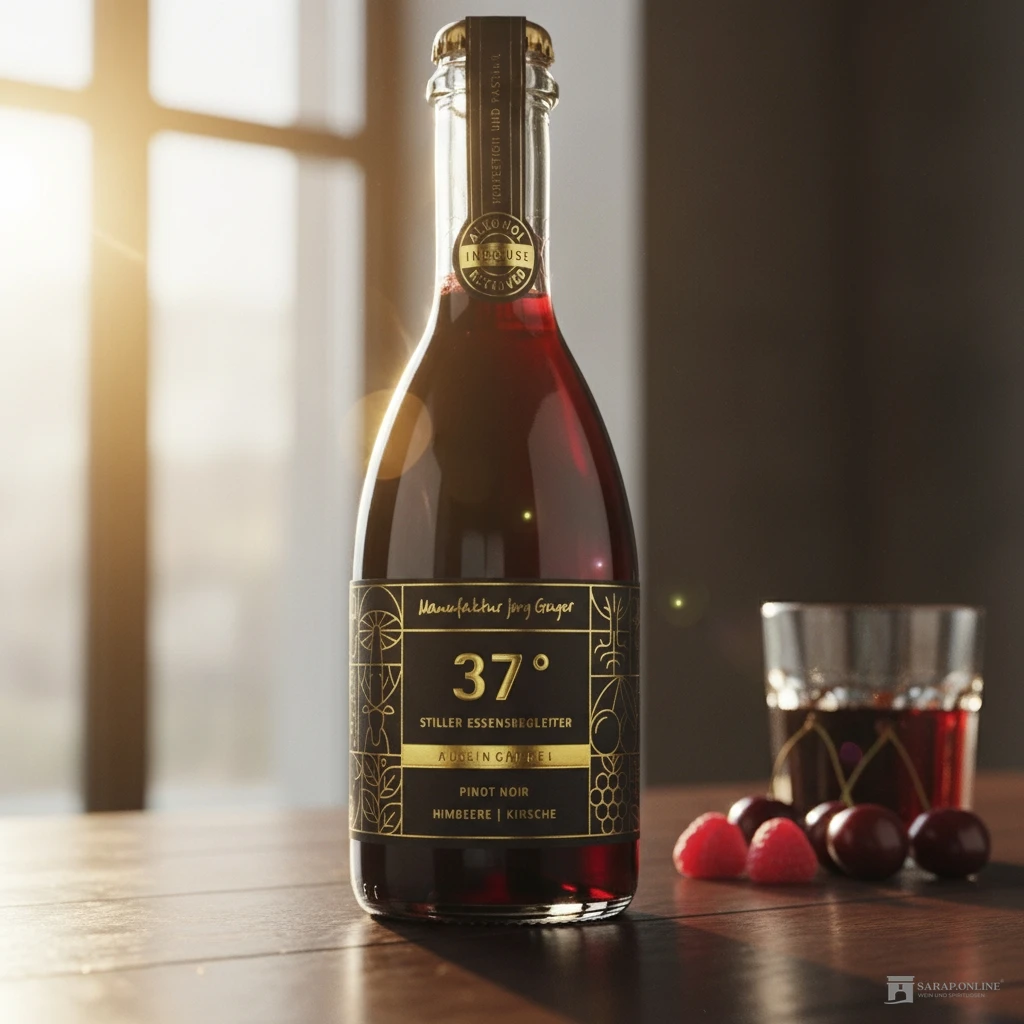 Jörg Geiger 37 Grad Pinot Noir, Himbeere und Kirsche 0,375l Alkoholfrei Jörg Geiger 37 Grad Pinot Noir, Himbeere und Kirsche 0,375l Alkoholfrei Galleriebild 1