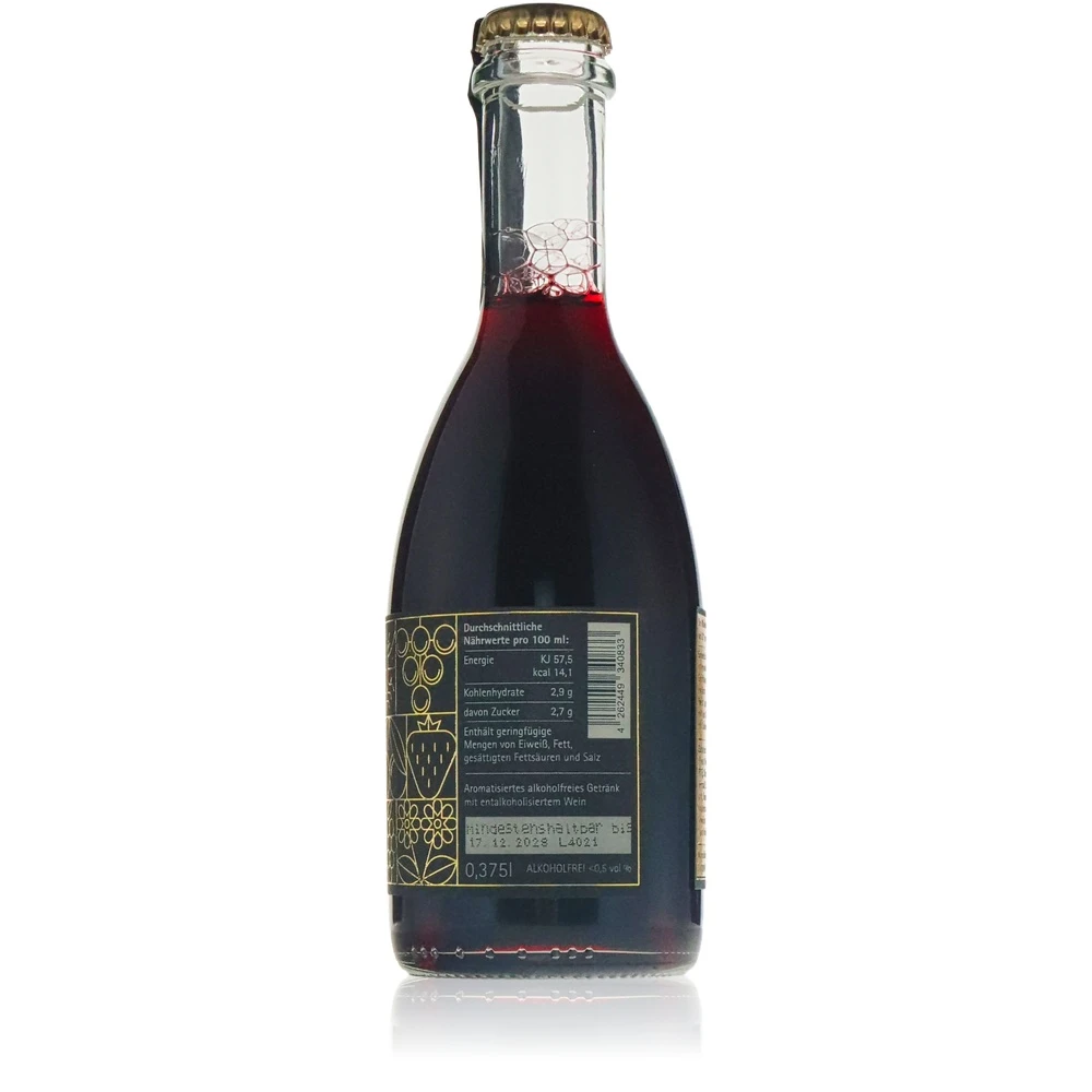 Jörg Geiger 37 Grad Pinot Noir, Himbeere und Kirsche 0,375l Alkoholfrei Jörg Geiger 37 Grad Pinot Noir, Himbeere und Kirsche 0,375l Alkoholfrei – Bild 2