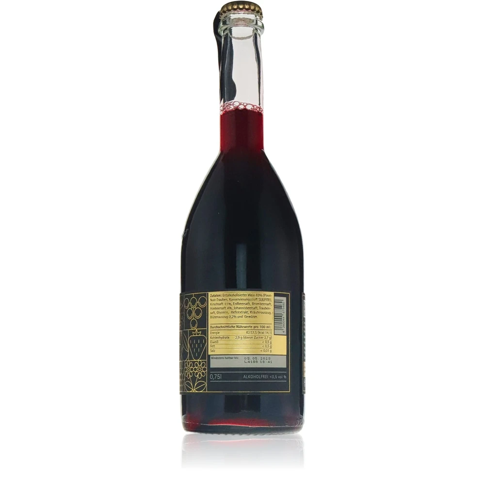 Jörg Geiger 37 Grad Pinot Noir, Himbeere und Kirsche 0,75l Alkoholfrei Jörg Geiger 37 Grad Pinot Noir, Himbeere und Kirsche 0,75l Alkoholfrei – Bild 2