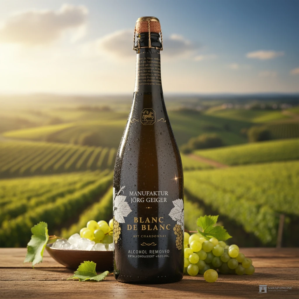 Jörg Geiger Blanc de blanc 0,75l Alkoholfrei Jörg Geiger Blanc de blanc Alkoholfrei Galleriebild 1