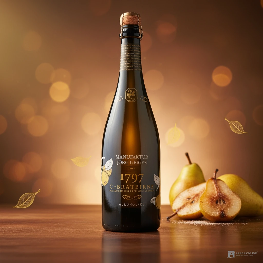 Jörg Geiger C. Bratbirne Birnenschaumwein 0,75l Alkoholfrei Jörg Geiger C. Bratbirne Birnenschaumwein Alkoholfrei Galleriebild 1