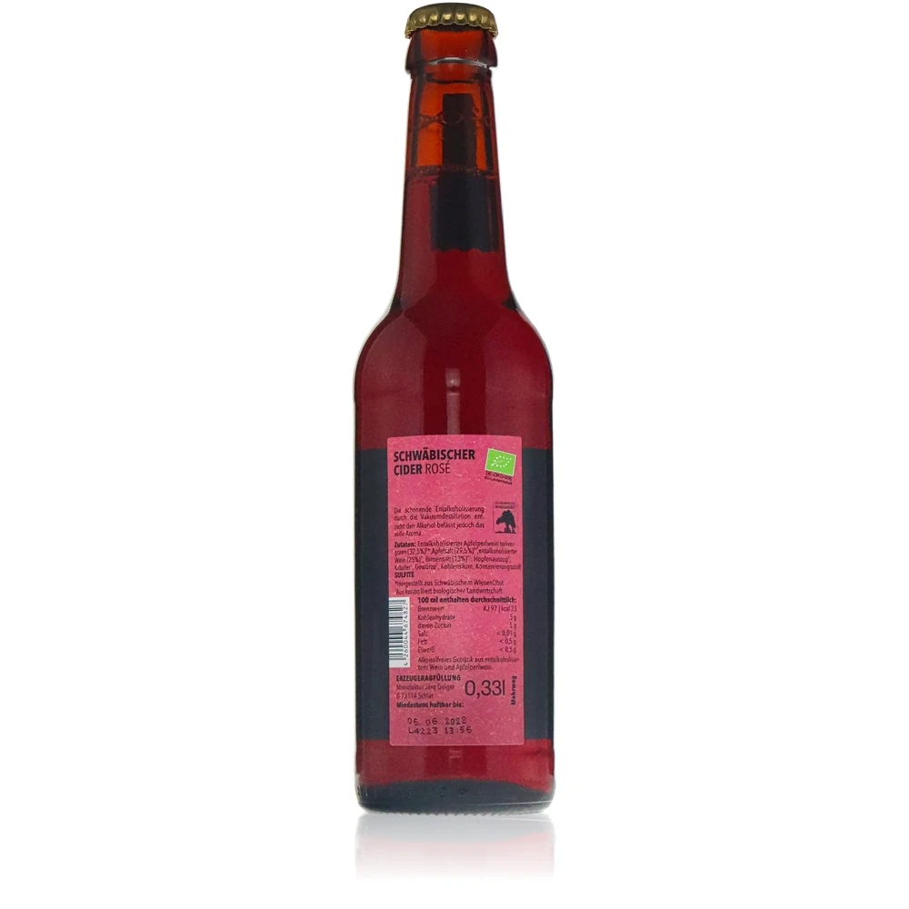 Jörg Geiger Cider rose Alkoholfrei Jörg Geiger Cider rose Alkoholfrei – Bild 2