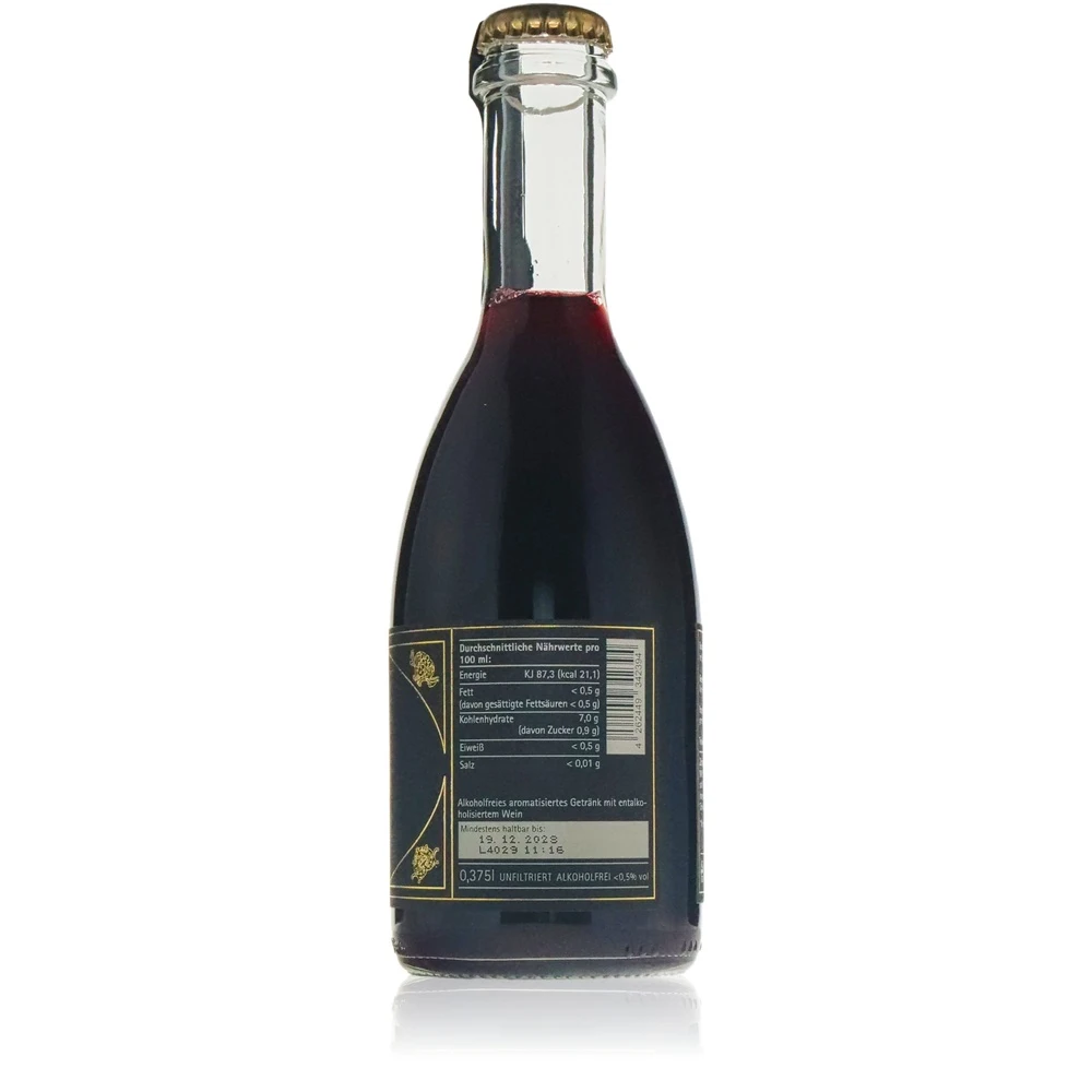 Jörg Geiger Edition Lamothe Merlot und Cabernet Sauvignon 0,375l Alkoholfrei Jörg Geiger Edition Lamothe Merlot und Cabernet Sauvignon 0,375l Alkoholfrei – Bild 2