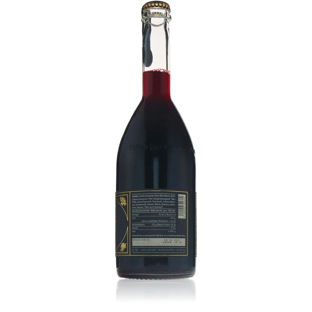 Jörg Geiger Edition Lamothe Merlot und Cabernet Sauvignon 0,75l Alkoholfrei Jörg Geiger Edition Lamothe Merlot und Cabernet Sauvignon 0,75l Alkoholfrei – Bild 2