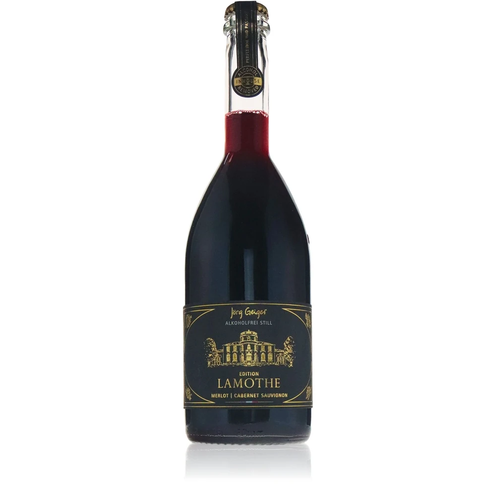 Jörg Geiger Edition Lamothe Merlot und Cabernet Sauvignon 0,75l Alkoholfrei Jörg Geiger Edition Lamothe Merlot und Cabernet Sauvignon 0,75l Alkoholfrei