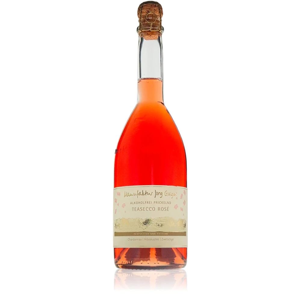Jörg Geiger Teasecco rose Alkoholfrei 0,75l Jörg Geiger Teasecco rose Alkoholfrei