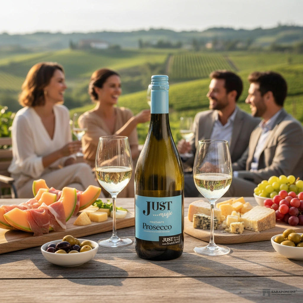 JUST Prosecco Frizzante in Geschenkverpackung JUST Prosecco Frizzante in Geschenkverpackung Galeriebild