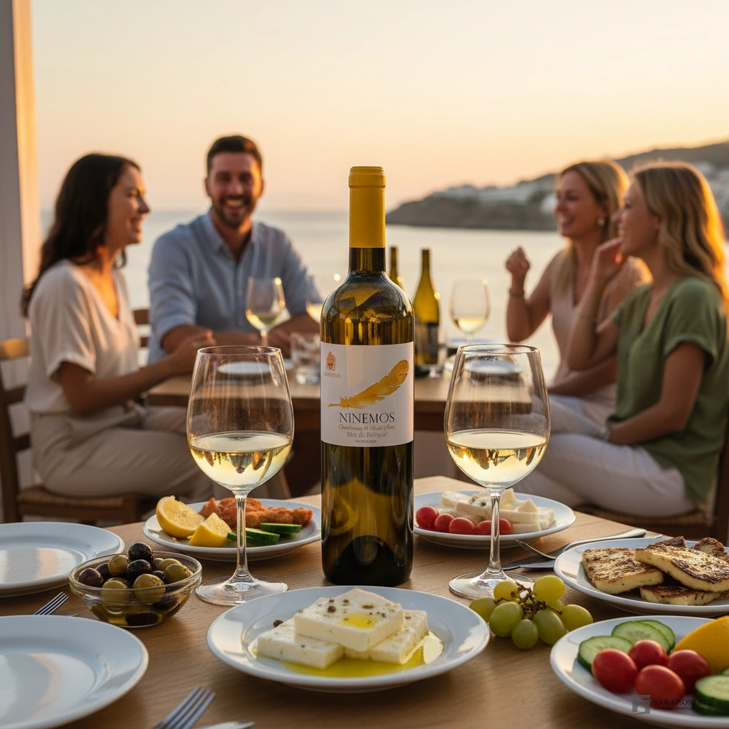 Ninemos Chardonnay und Moschofilero Ninemos Chardonnay und Moschofilero Galeriebild