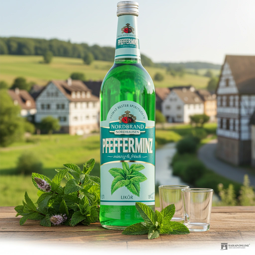 Nordbrand Pfefferminz Likör Nordbrand Pfefferminz Likör Galeriebild