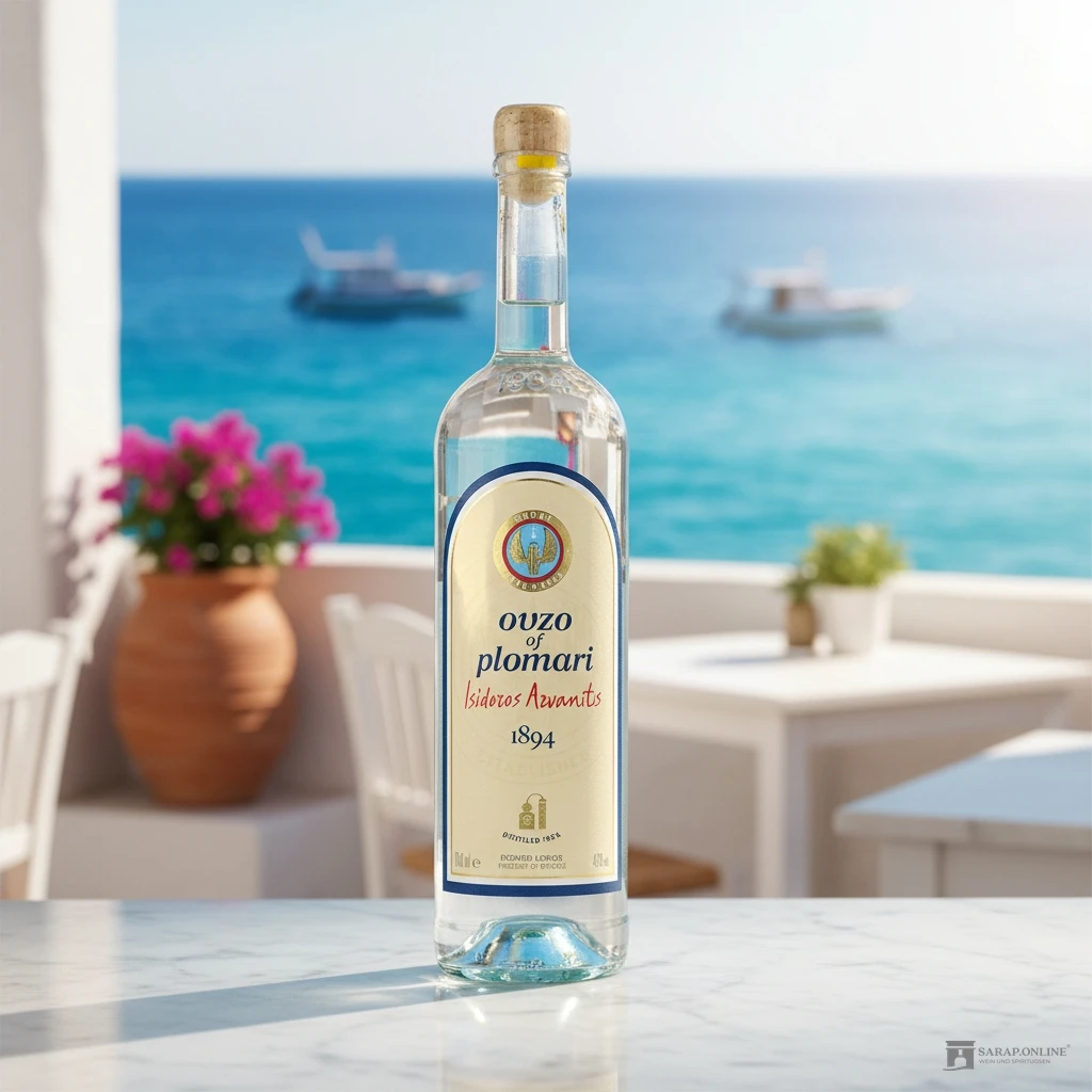 Ouzo Plomari 0,7l Ouzo of Plomari Galleriebild 1
