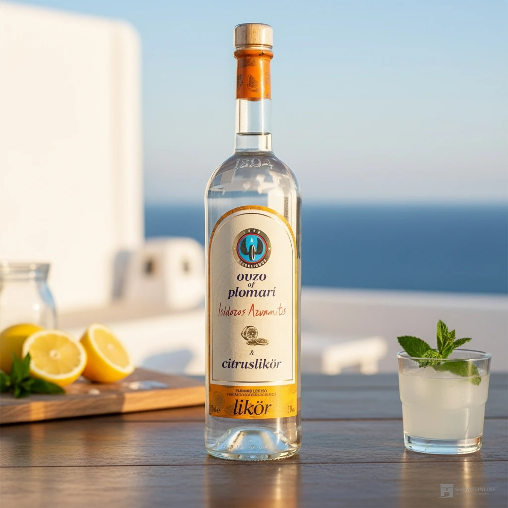 Ouzo Plomari Citruslikör Ouzo Plomari Citruslikör Galleriebild 1