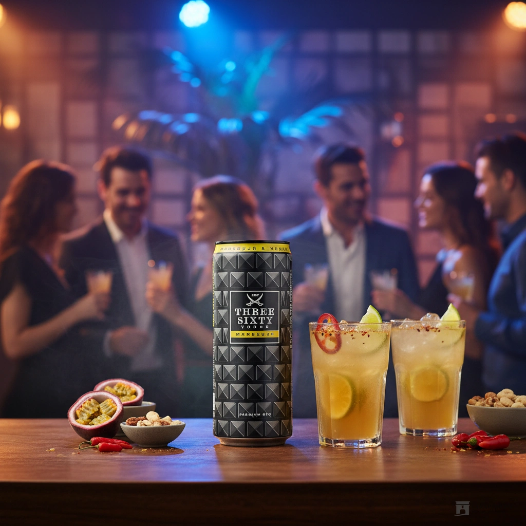 Three Sixty Vodka Maracuja Dose Three Sixty Vodka Maracuja Galeriebild