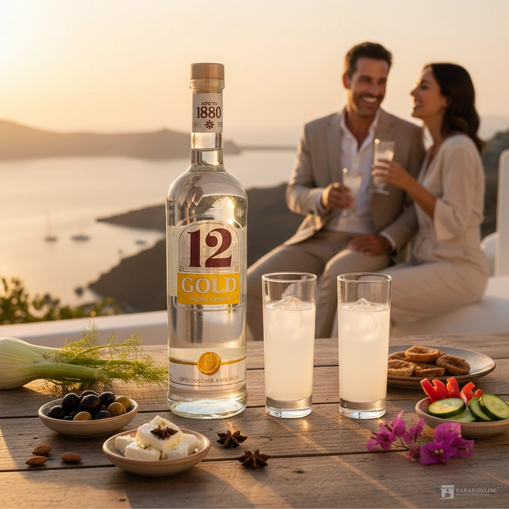 12 gold 0,7l Ouzo 12 gold Galeriebild
