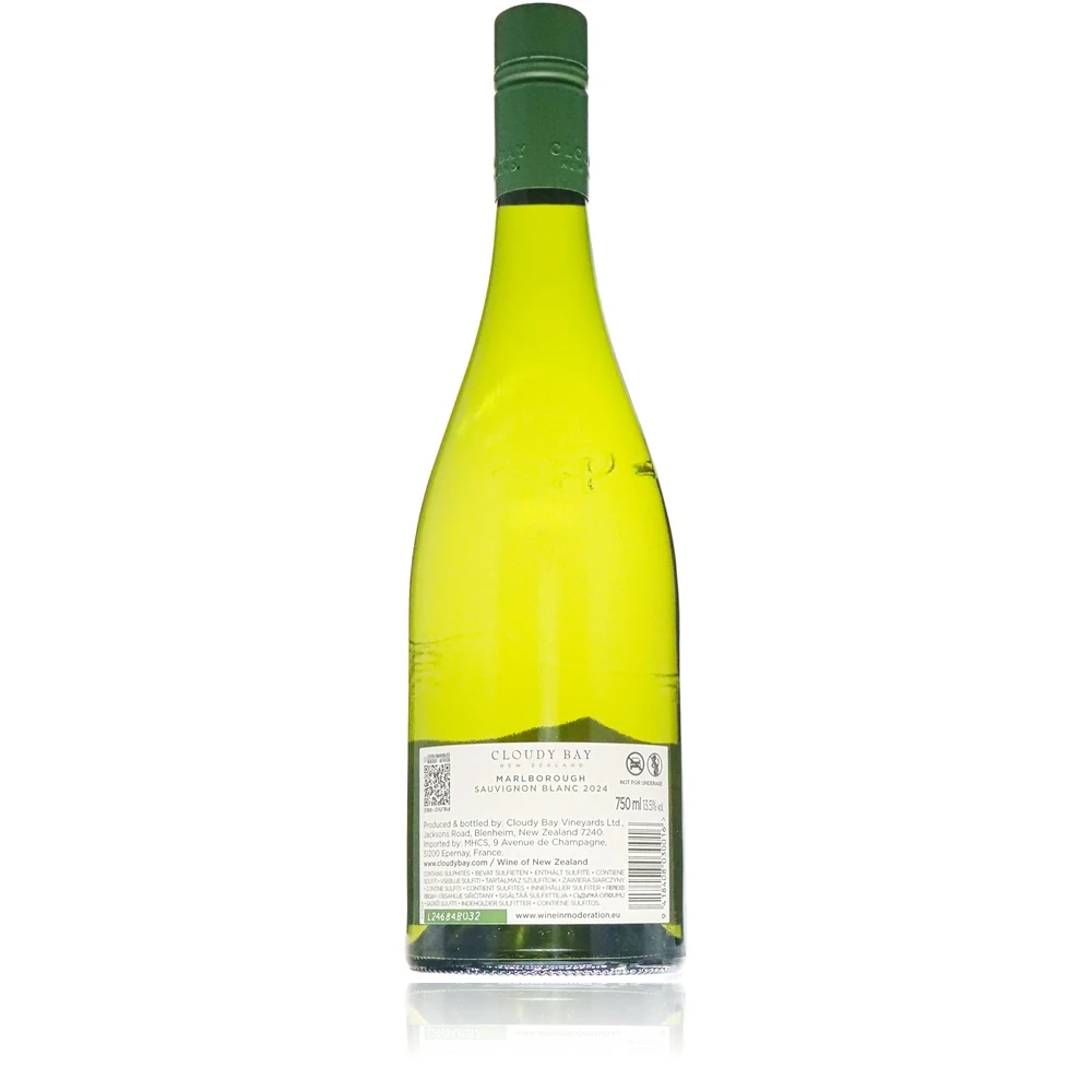 Cloudy Bay Sauvignon Blanc Cloudy Bay Sauvignon Blanc Rückseite