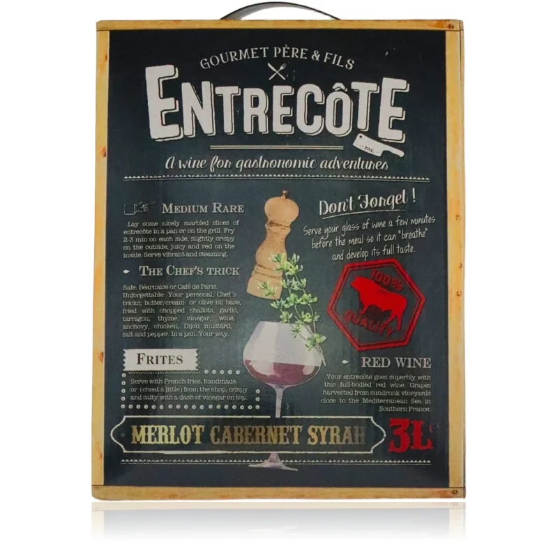 Entrecote Merlot Cabernet Syrah 3L Bag in Box