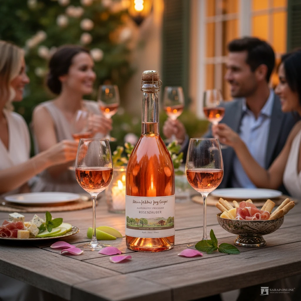 Jörg Geiger Rosenzauber 0,75l Alkoholfrei Jörg Geiger Rosenzauber 0,75l Alkoholfrei Galeriebild