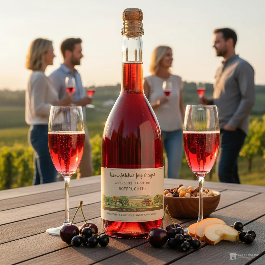 Jörg Geiger Rotfruchtig 0,75l Alkoholfrei Jörg Geiger Rotfruchtig 0,75l Alkoholfrei Galeriebild