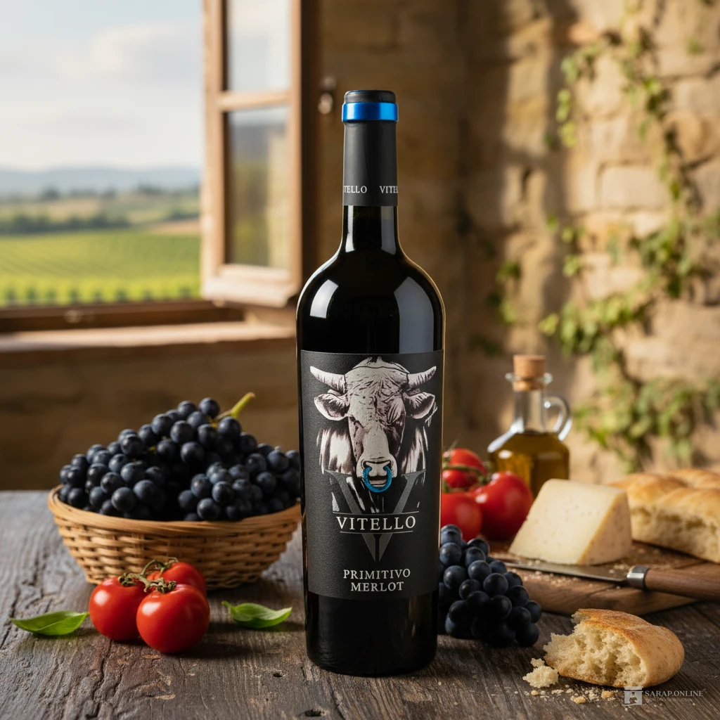 Vitello Primitivo und Merlot Vitello Primitivo und Merlot Galeriebild