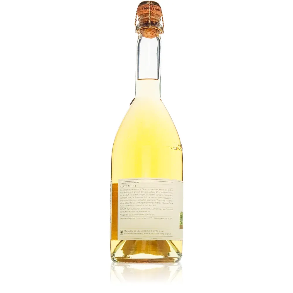 Jörg Geiger Cuvee Nr. 11 prickelnd Alkoholfrei Jörg Geiger Cuvee Nr. 11 prickelnd Alkoholfrei – Bild 2