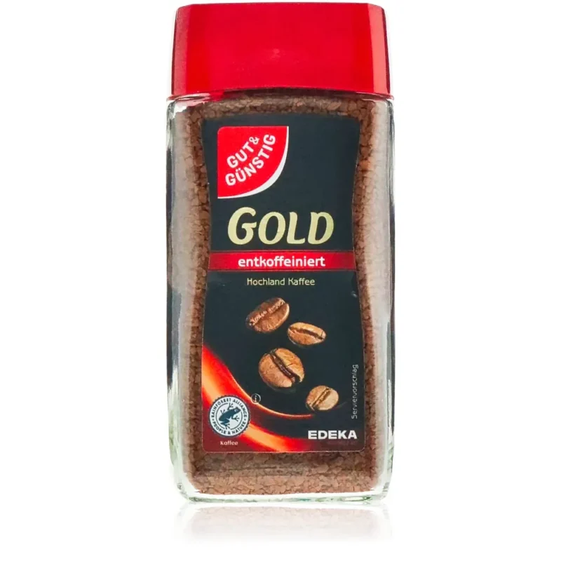 Gut & Günstig Gold entkoffeiniert löslicher Kaffee 100g