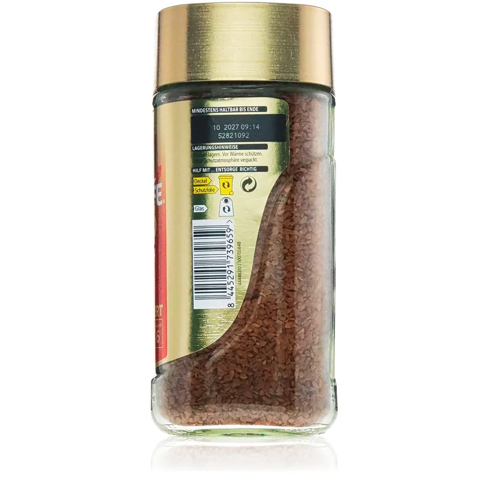 Nescafe Gold Entkoffeiniert 200g Nescafe Gold Entkoffeiniert 200g – Bild 2