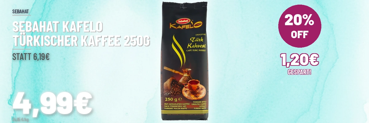 Sebahat Kafelo tuerkischer Kaffee 250g