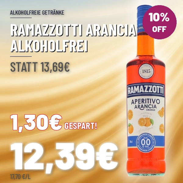 Ramazzotti Aperitivo Arancia Alkoholfrei